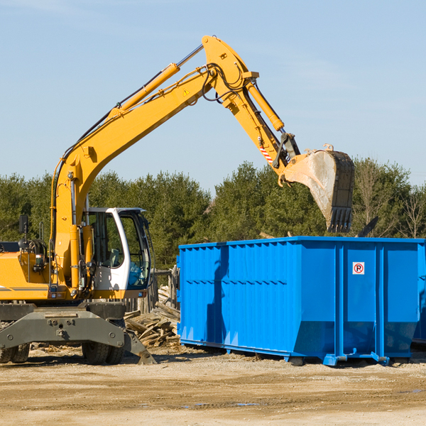 can i request a rental extension for a residential dumpster in Vista Center NJ